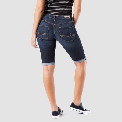 DENIZEN® from Levi's® Women's Modern Skinny Jean Shorts – Dark Wash 14 –  BrickSeek