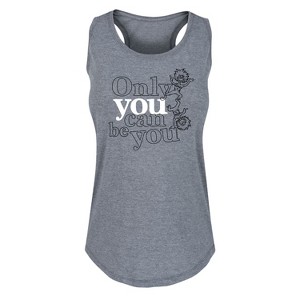 Women's - Dr. Seuss - Thing One and Thing Two Only You Can Be You Graphic Racerback Tank - 1 of 4