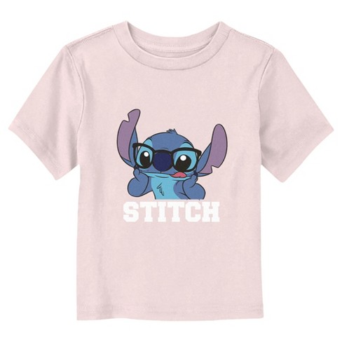 Boy's Lilo & Stitch Glasses Stitch T-Shirt - Royal Blue - Large