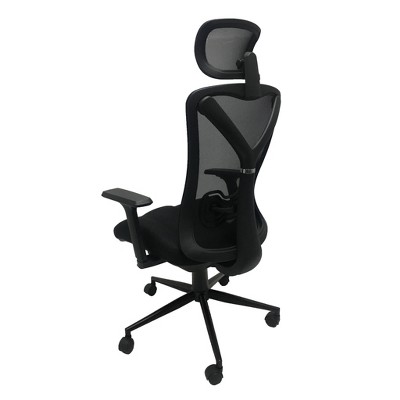ErgoFlex High-Back Black Mesh Adjustable Task Chair
