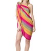 LA LEELA Women's Summer Bikini Wraps Beach Wrap Cover up Sarong Swimsuit Swimwear Bathing Suit Cover Ups for Womens One Size Green, Tie Dye Design - 2 of 4