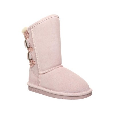 dusky pink boots