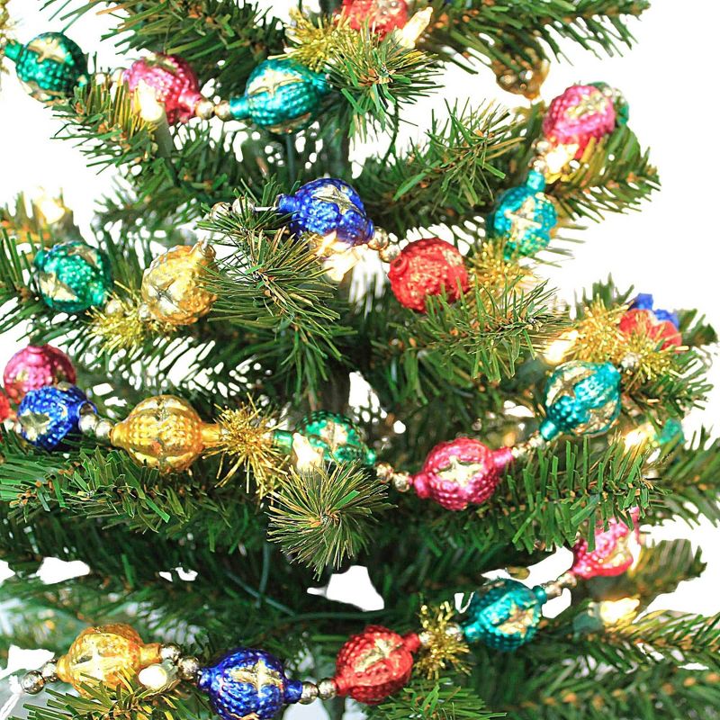 Cody Foster 86.0 Inch Vintage Dotted Garland Bright Hanging Multicolored Tree Garlands, 2 of 4