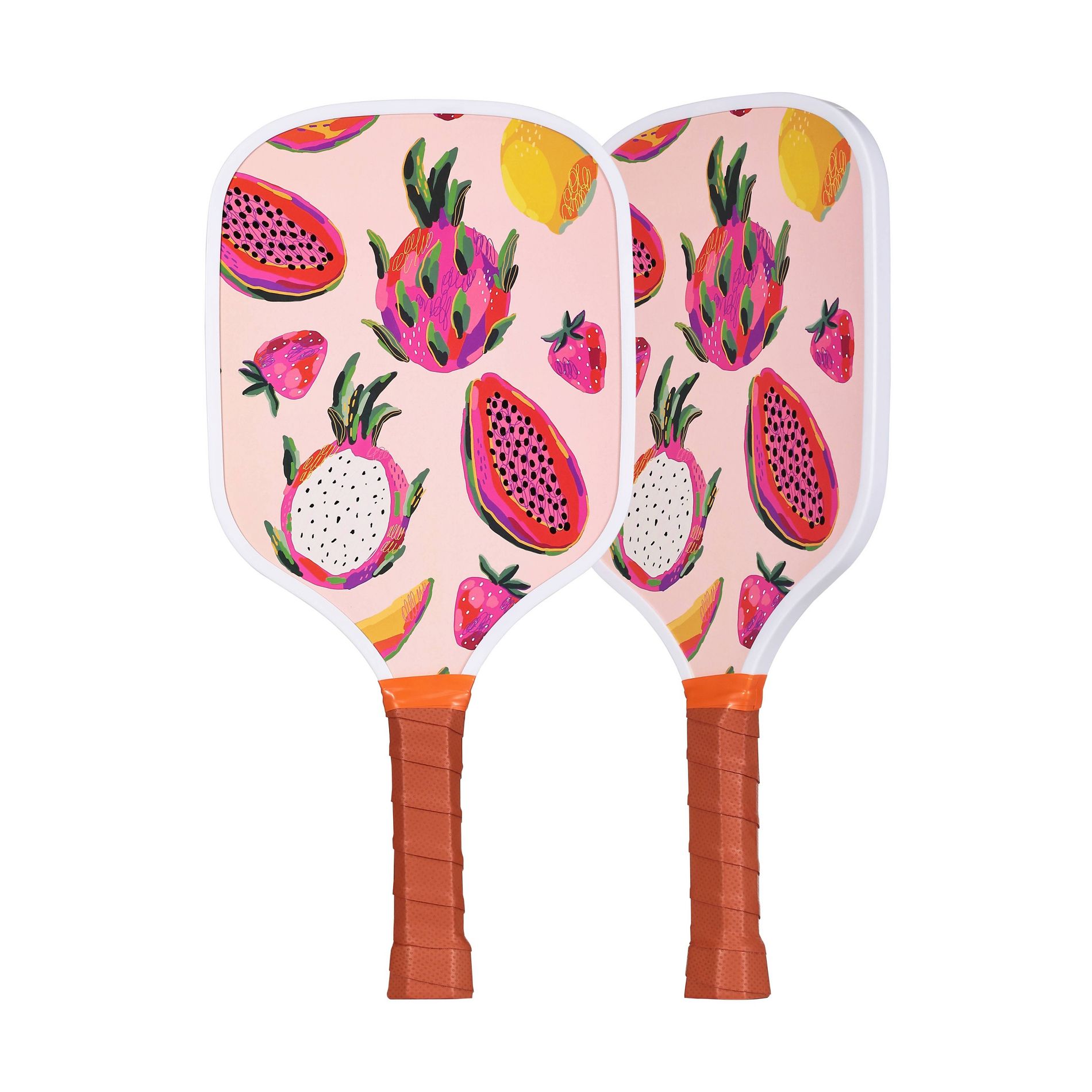 Pickle O'Joe Pickleball Paddle and Ball Set - Fruits
