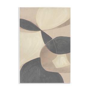 Stupell Industries Modern Beige Boho Abstract Overlapping Shapes Wall Plaque Art, 13" x 19" - 1 of 4