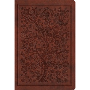 ESV Women's Study Bible (Trutone, Chestnut, Almond Tree Design) - (Leather Bound) - 1 of 1