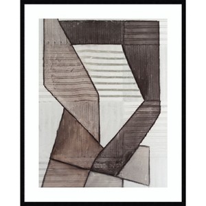 Amanti Art Folding Geo II by Vanna Lam Wood Framed Wall Art Print - 1 of 4