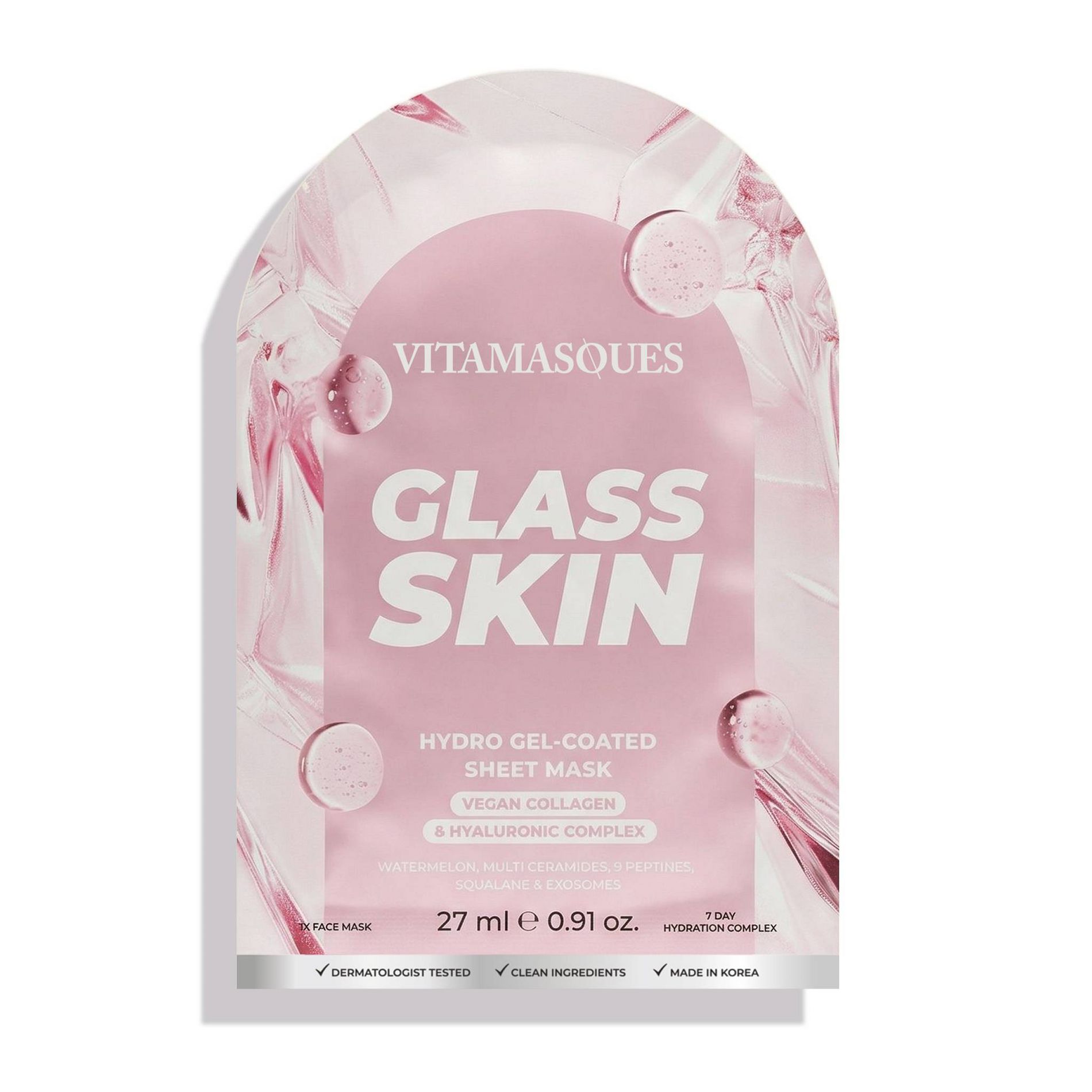 Vitamasques Glass Skin Hydrogel Sheet Mask - 0.91 fl oz