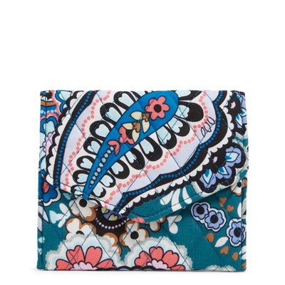 Vera Bradley Women's Outlet Cotton Mini Tri-Fold Wallet