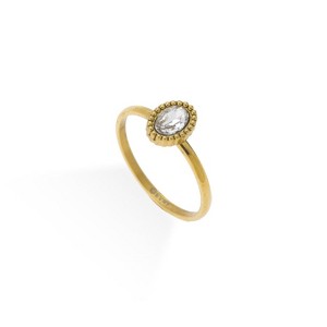 EVRY JEWELS WATERPROOF Gold or Silver Plated Paloma Ring - 1 of 3