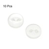 Unique Bargains Round Resin 2-Hole Fish Eye Craft Replacement Sewing Button 10 Pcs - 3 of 4
