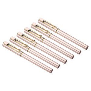 Unique Bargains Metal Smooth Writing Office Reusable Gel Ink Rollerball Pens 12 Pcs - 1 of 4