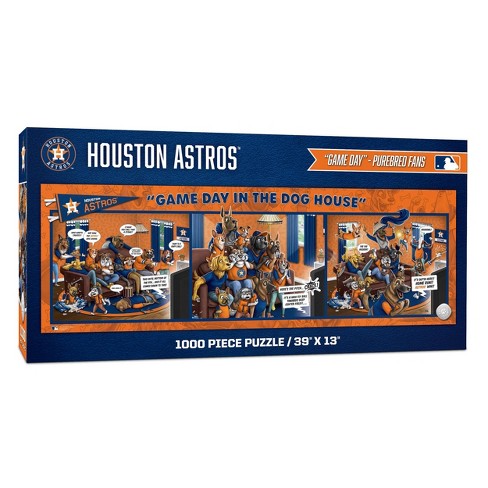 Mlb Houston Astros Game Day In The Dog House Puzzle - 1000pc : Target