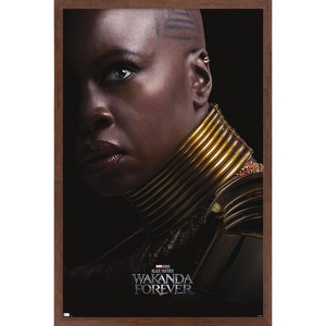 Trends International Marvel Black Panther: Wakanda Forever - Okoye One Sheet Framed Wall Poster Prints - 1 of 4