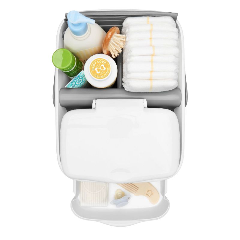 OXO Travel Diaper Caddy with Changing Mat - Gray, 5 of 11