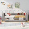 Twin Size Daybed with Shelves, Drawers and Built-In Charging Station - 3 of 4
