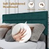 KTMBDW Upholstered Platform Bed Frame, Mattress Foundation, Metal Slat Support, No Box Spring Needed, Easy Assembly - 3 of 4
