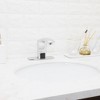 BWE Automatic Sensor Touchless Bathroom Sink Faucet With Deck Plate & Pop Up Drain - 2 of 4