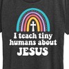 Women's - Instant Message - Teach About Jesus Short Sleeve Graphic T-Shirt - 2 of 4