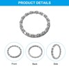 Unique Bargains Stainless Steel Repair Accessories Bike Ball Crank Bearings 4 Pcs - 3 of 4