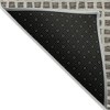 Brown Taupe And Ivory Geometric Washable Indoor Outdoor Area Rug - 4 of 4
