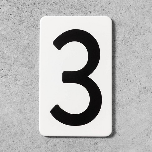 3 House Number Plate Hearth Hand With Magnolia Target