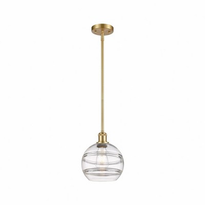 Rochester - 1 Light Stem Hung Mini Pendant In Industrial Style-9.88 Inches Tall and 8 Inches Wide