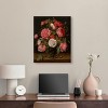 Art Remedy Jacob van Hulsdonck - Roses in a Glass Vase Vintage Classic Roses Wall Art Unframed - 2 of 4