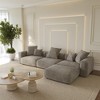 Sectional Couches for Living Room,142inch L Shaped Cloud Couch Corduroy Modular Sectional Sofa,4 Seater Sofa - 3 of 4