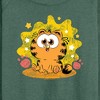 Women's - Garfield - Baby Garfield Paws And Stars Lightweight French Terry Wide Neck Long Sleeve Shirt - 2 of 4