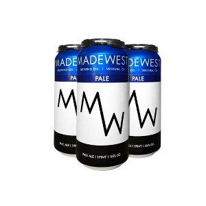 MadeWest Pale Ale Beer - 4pk/16 fl oz Cans - 1 of 2