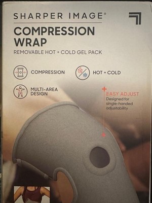 Sharper Image® Hot + Cold Body Wrap, Dual Intensity Soft Fabric