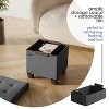 StorageBud Storage Ottoman for Bedroom End of Bed, Fabric Storage Bench, Large Storage Ottoman Bench, Entryway Bench with Storage - 2 of 4