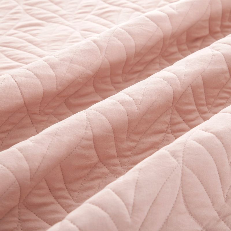 Peace Nest Lightweight Pre-washed Microfiber Quilt Coverlet Set, 5 of 7