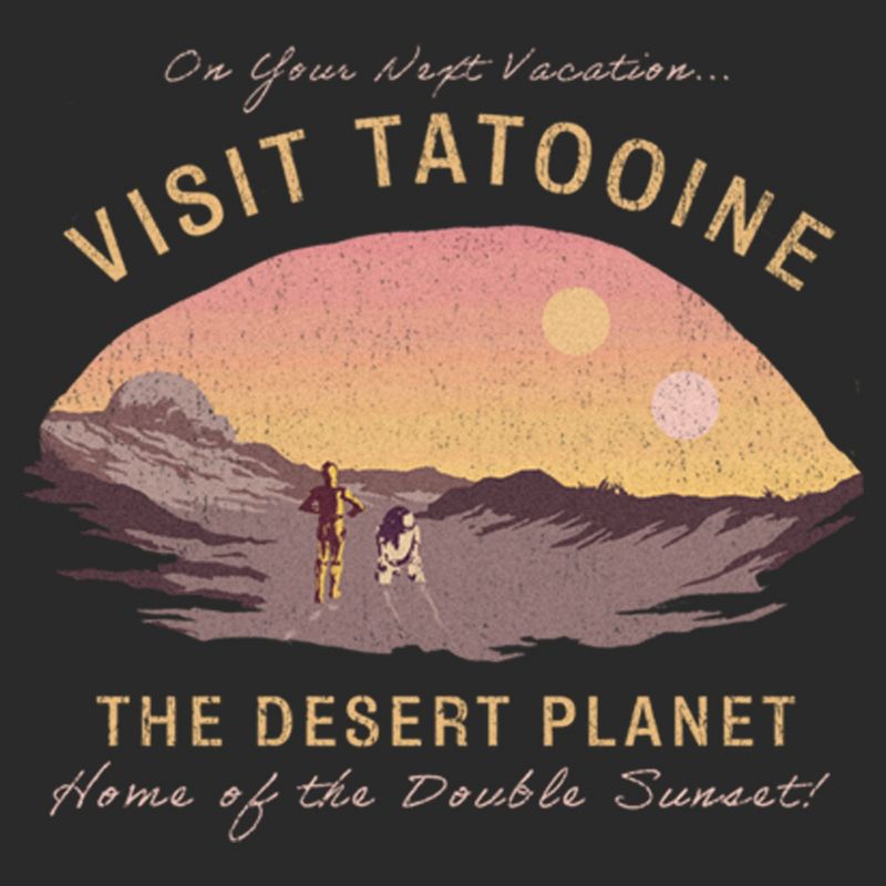 Junior's Star Wars Visit the Desert Planet  Sweatshirt - Charcoal - Small, 2 of 3