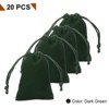 Unique Bargains Velvet Reusable Soft Jewelry Headphone Candy Drawstring Gift Bags 20 Pcs - 3 of 4