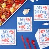 Blue Panda 100 Pack Crawfish Paper Napkins for Crawfish Boil Party Supplies and Decor (2-ply, 6.5 In) - 2 of 4