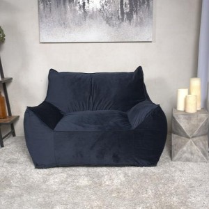 PAGED Modern Bean Bag Chair Comfy Sofa Chair with Armrests and Removable Cover, Velvet Single Reading Chair for Adults, Teens, Kids - 1 of 4