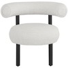 Meridian Furniture,Bordeaux Boucle Fabric Accent Chair - 3 of 4
