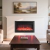 Costway 36" Electric Fireplace Insert 1500W Recessed Fireplace Heaterwith Remote Control - 4 of 4