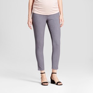 Maternity Crossover Panel Ankle Skinny Trouser - Isabel Maternity by Ingrid & Isabel Heather Gray 8, Women