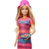 Barbie Pink Passport Italy Doll Set with Clothes & Travel Accessories, Includes Blonde Doll & Food Pieces - 3 of 4