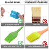 Unique Bargains Silicone Cooking Heat-Resistant Portable Pastry Brush 7 Colors 7 Pack - 3 of 4
