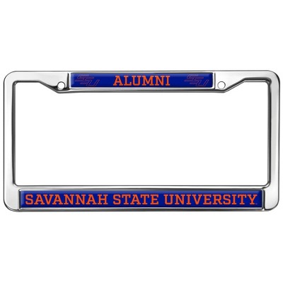 Savannah State University Alumni Full Size Standard License Plate Metal Frame