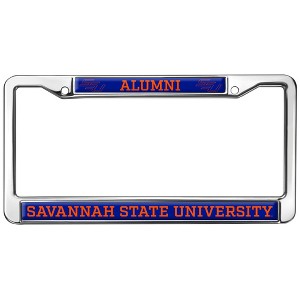 Savannah State University Alumni Full Size Standard License Plate Metal Frame - 1 of 4