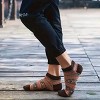 Warm Woolen Block Knitting Ankle Socks - Men's Sizes, Adult Large from the Sock Panda - 2 of 3
