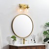 Elegant Lighting Saanvi 2 light Chrome and Clear Bath Sconce - 3 of 4