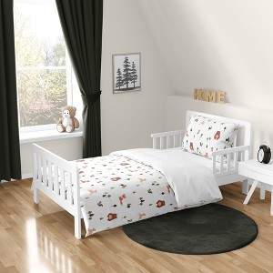 Sweet Jojo Designs Boy, Girl, Unisex/Gender Neutral Toddler Bedding Set Woodland Animal Pals Green, Beige, Brown & Orange 5pc - 1 of 4