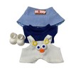 Labubu Happy Day Outfit Set – Overalls, Shirt, Hat & Shoes for 17.5cm Labubu Doll - 4 of 4
