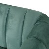 Richland Modern Glam Velvet Channel Stitch 3 Seater Sofa - Christopher Knight Home - 4 of 4